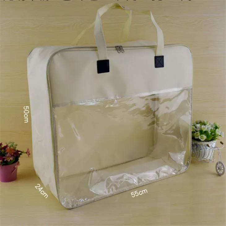 Večera prozirna 15 svilena PVC vrećica toplinski prešana Koristite za kućnu tekstilnu vrećicu ili toaletnu torbu