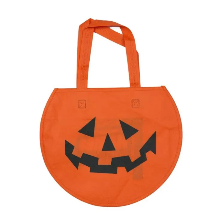 Non Woven Ultrasonic Bag Halloween Pumpkin Bags